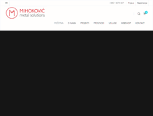 Tablet Screenshot of mihokovic.hr